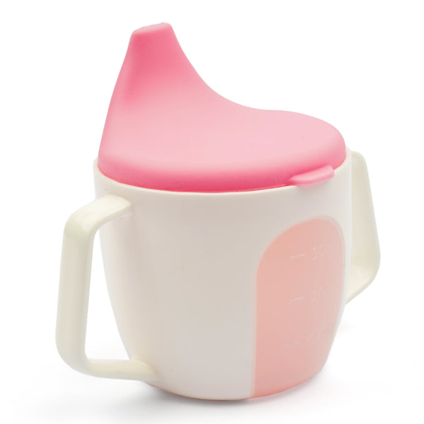 Baby Sipper Cup Pink & White - Sunshine