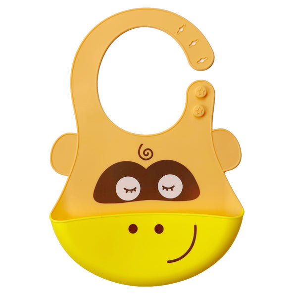 Baby Waterproof Plastic Bib Orange & Yellow - Sunshine