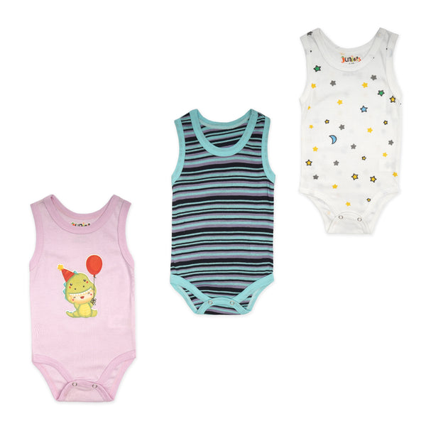 Oolaa Baby Bodysuit Pack Of 3 Multicolor
