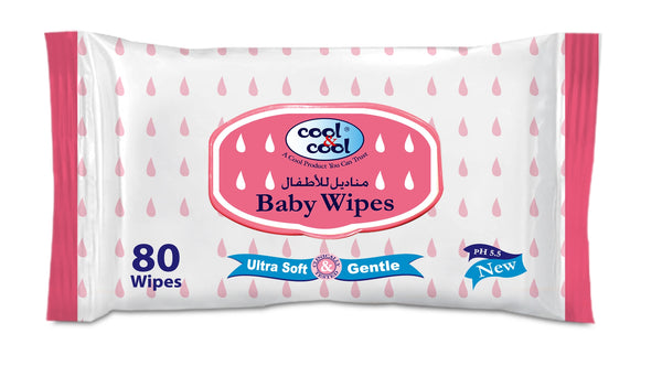 Cool & Cool Baby Wipes 80S