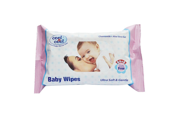 Cool & Cool Baby Wipes 64Pcs