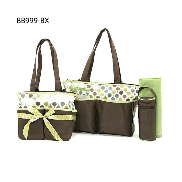 Colorland Mother Bag Set Green Dots