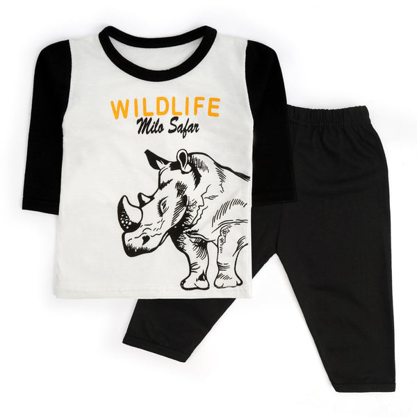 Baby Shirt & Trouser Set Rhino Black - Sunshine