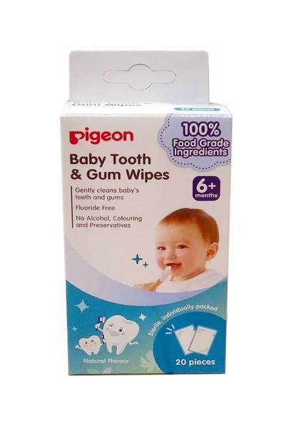 PIGEON BABY TOOTH & GUM WIPES NATURAL