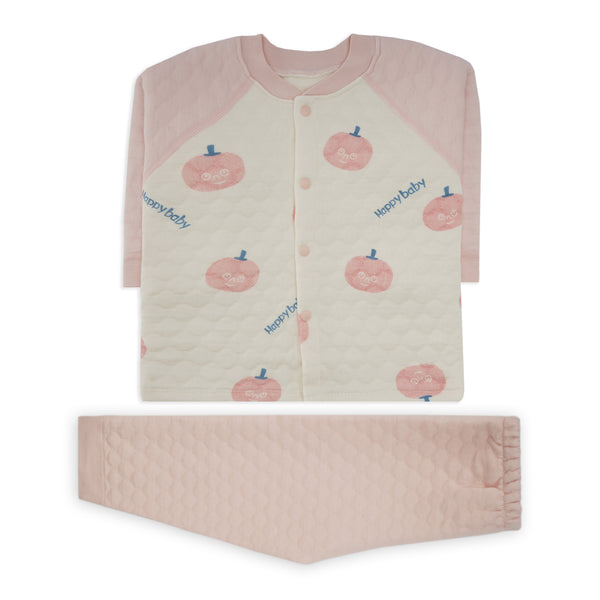 Little Sparks Baby Fleece Shirt & Trouser Set Happy Pink