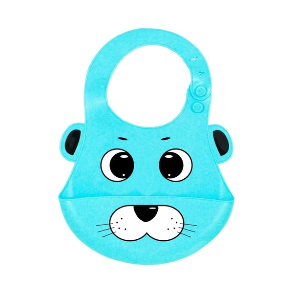 Baby Plastic Bib Blue - Sunshine