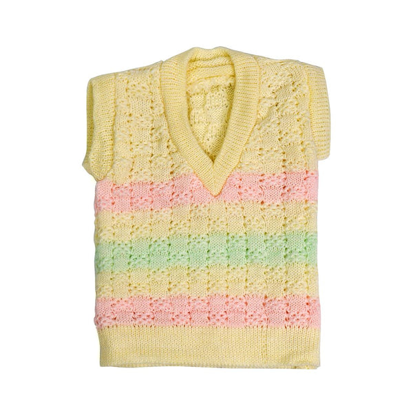 Baby Sleeveless Sweater Yellow - Sunshine