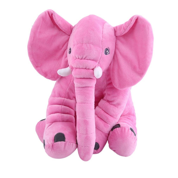 Little Sparks Stuffed Elephant Baby Pillow Pink
