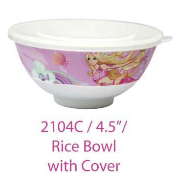 A mermaid Tale-Barbie Rice Bowl w/cover