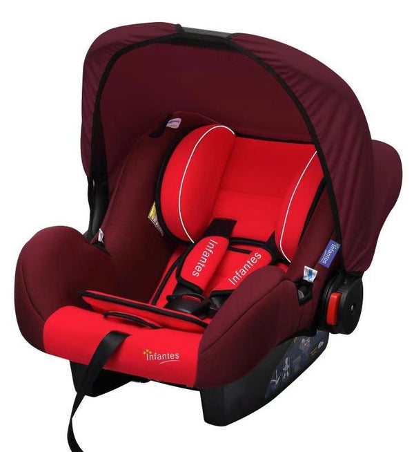 Infantes Baby Carry Cot Maroon & Red