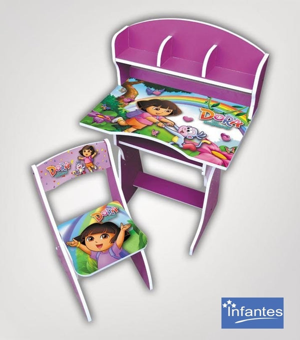 Infates Table And Chair Set Dora Purple