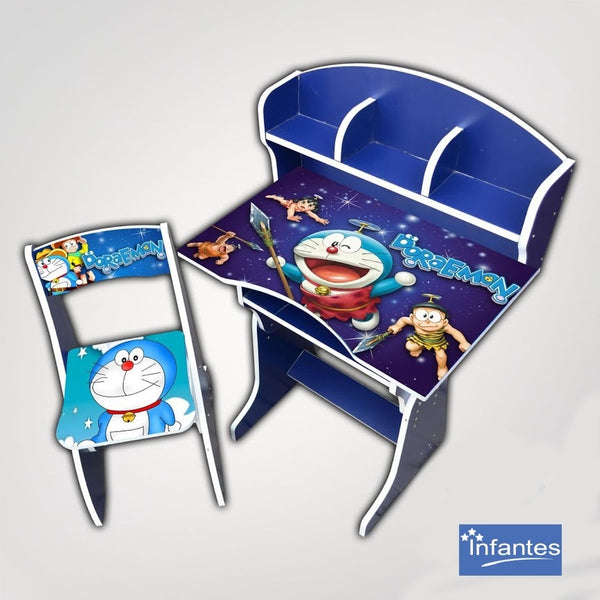 Infates Table And Chair Set Doraemon Blue