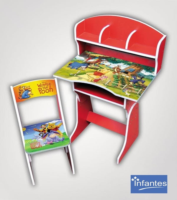 Infates Table And Chair Set Winnie The Pooh Blue