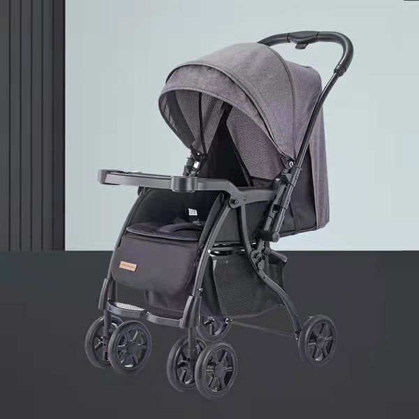 Infantes Baby Stroller Black & Grey