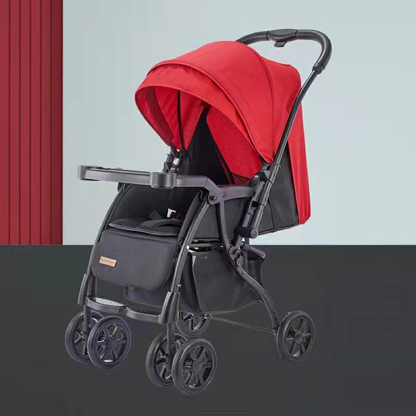 Infantes Baby Stroller Black & Red