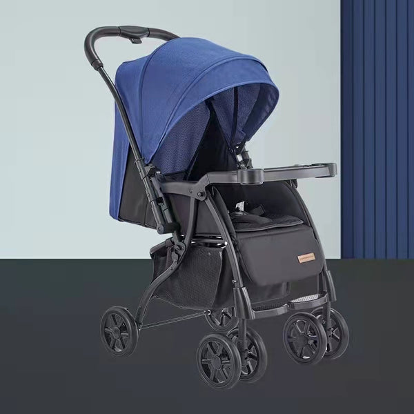 Infantes Baby Stroller Black & Blue