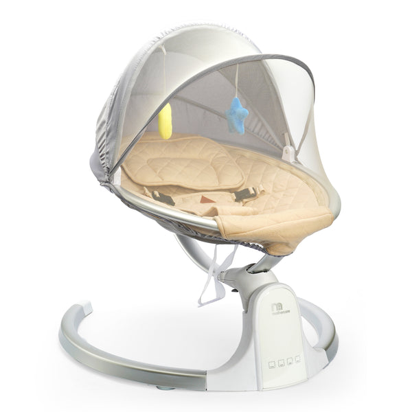 Mothercare 3-In-1 Deluxe Multi-Functional Bassinet Sand Grey