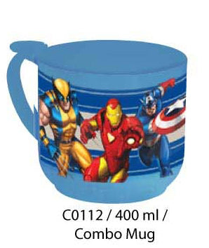 Marvel Heroes 3 Combo Mug Frosty 400ml