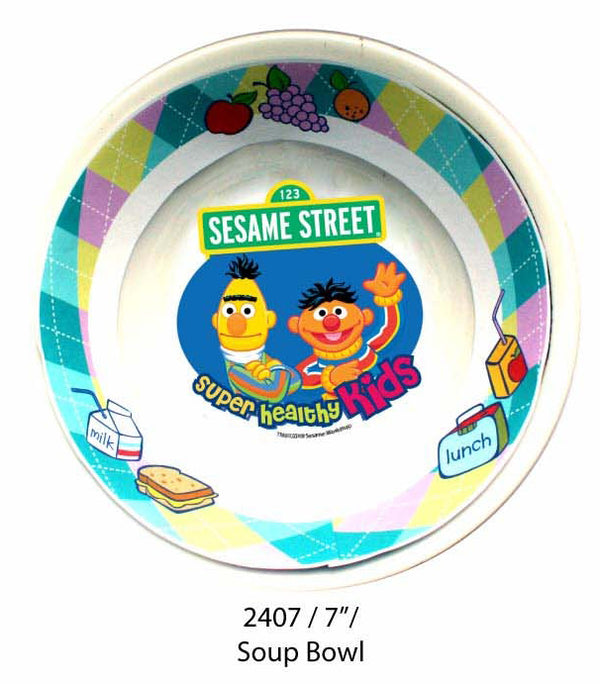 Sesame Street 2 Soup Bowl